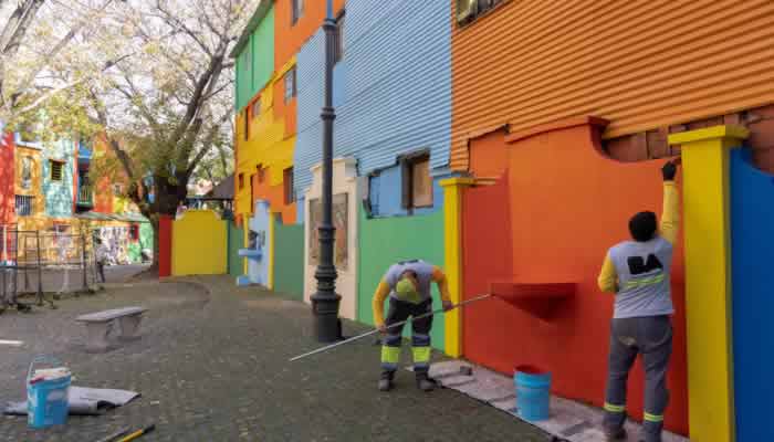 La Ciudad restauró Caminito y se recuperaron los colores que plasmara Quinquela Martín en sus obras