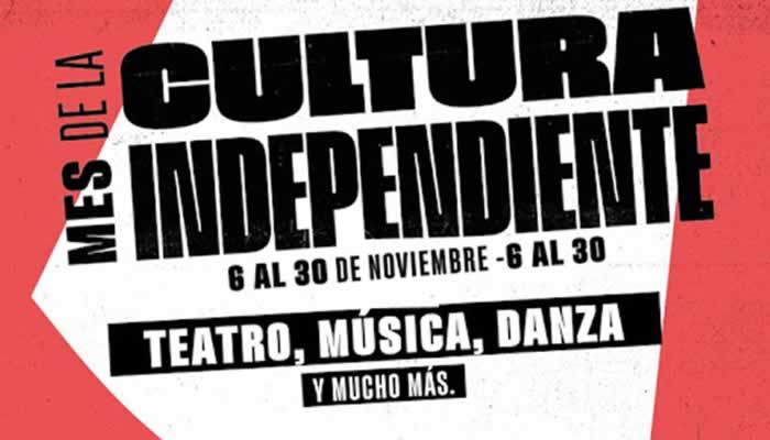 Llega el Festival del Mes de la Cultura Independiente 