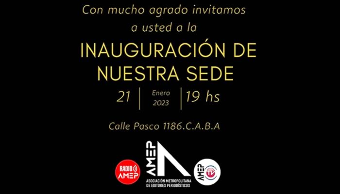 AMEP ARGENTINA inaugura su nueva sede y te invita a su festejo!